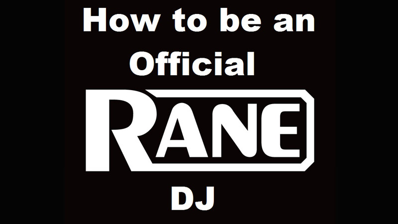 how to be an official rane dj